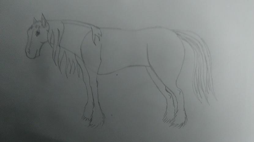 Kā es zīmēju zirgu #1