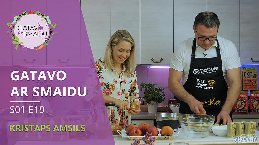 Dobeles dzirnavnieka vadītājs gatavo pastas salātus!