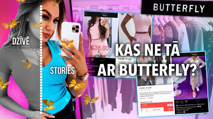 BUTTERFLY: «filtriņi» Instagram Stories, drēbes no Aļika un komentāru dzēšana
