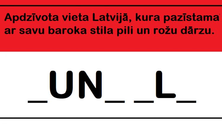 Tests: Vai Tu spēsi izpildīt šīs «krustvārdu mīklas» par Latviju?