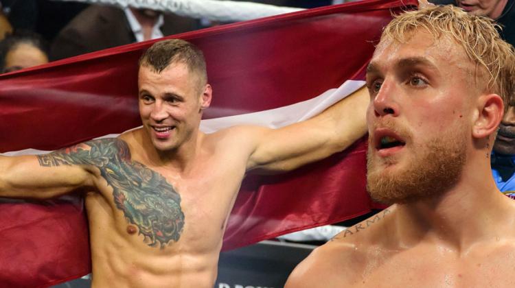 Mairis Briedis savā «TikTok» velta viedus vārdus jūtūberim Džeikam Polam