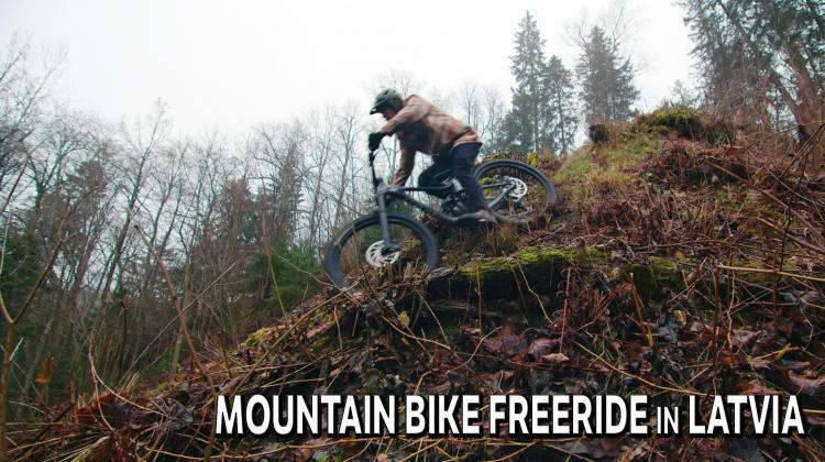 Mountain bike freeride in latvia
