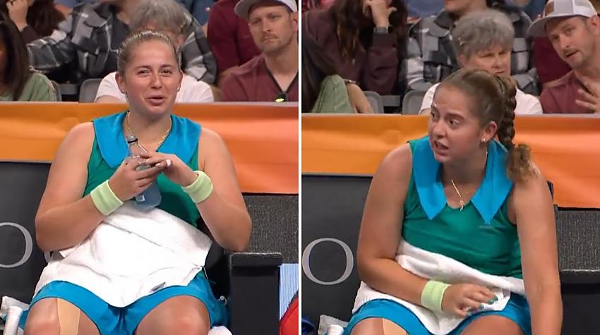 VIDEO ⟩ Ostapenko sasmīdina tenisa komentētājus ar savu reakciju
