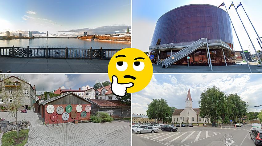 Tests: Vari atpazīt pilsētas Latvijā, ja redzi tikai 1 bildi no «Google Maps»?