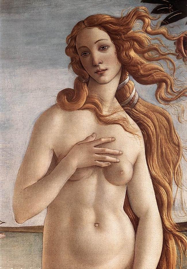 Botičelli radītais Veneras... Autors: historian Sandro Botičelli „Venēras dzimšana”