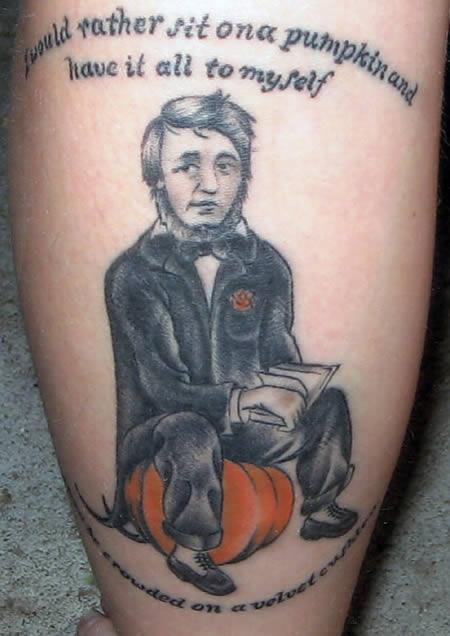 Henrijs Deivids Toreu un viņa... Autors: Spocenite Tizli slavenību tetovējumi
