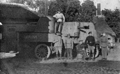 Garford un ta apkalpe 1919... Autors: Fosilija Lv pirmas republikas brunju transports