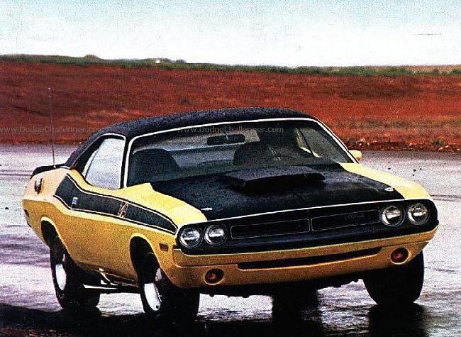 1971 Dodge Challenger TA Autors: nonie Tiem kam patīk 60./70. sporta autiņi