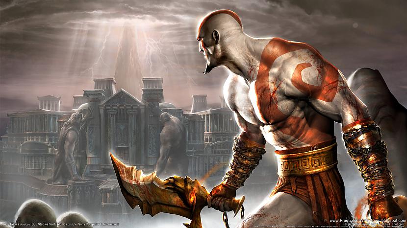 God of War 2 Autors: greenkid 99 Labākie spēļu wallpaperi HQ