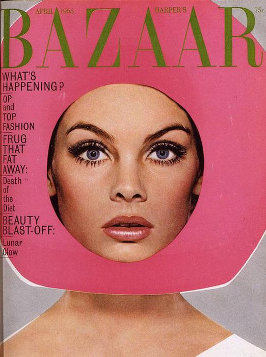 Harpers Bazaar 1965gada aprīļa... Autors: coldasice Labākie žurnalu vāki pēdējo 40 gadu laikā