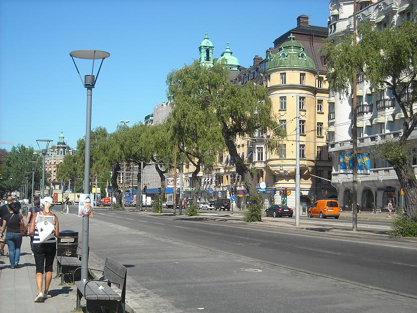 galvenā ielakā pie mums... Autors: garfilds100 Ceļojums uz Zviedriju(2009_summer)