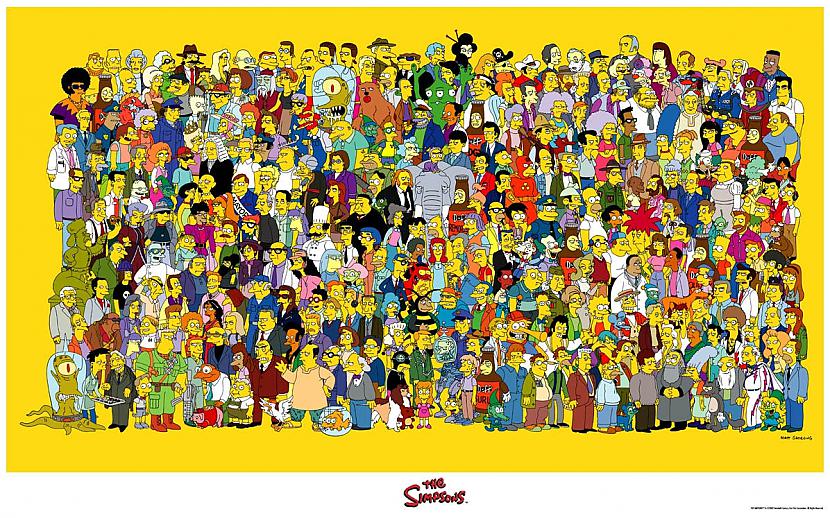Visi pesonāži Autors: CAOS The Simpsons
