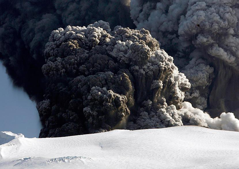 The volcano in southern... Autors: ixtys Islandes Eyjafjallajokull volcano