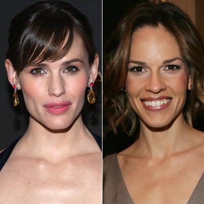 Hillary Swank un Jennifer... Autors: Hibrits Slavenības, kas ellīgi līdzinās citām slavenībām