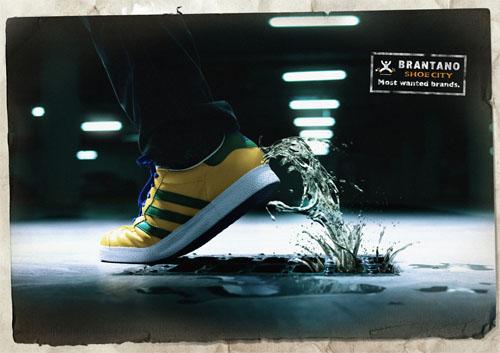 Brantano Shoe City Water Autors: magenta 160 kreatīvas un uzmanību cienīgas reklāmas no visas pas