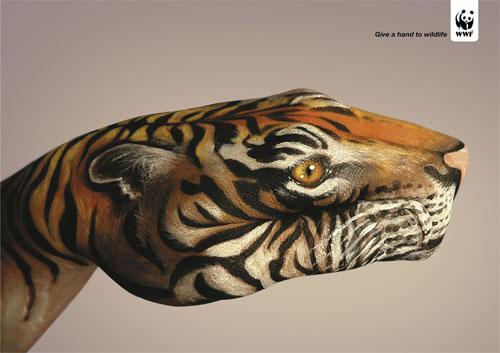 WWF Tiger Autors: magenta 160 kreatīvas un uzmanību cienīgas reklāmas no visas pas