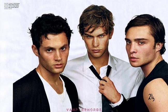  Autors: spūldzze Penn Badgley,Chace Crawford and Ed Westwick