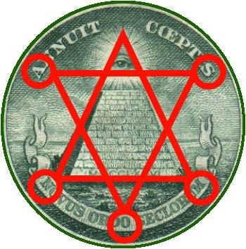 Sātana zvaigzne uz dolāra... Autors: spoof Illuminati, lady gaga un citi brīnumi