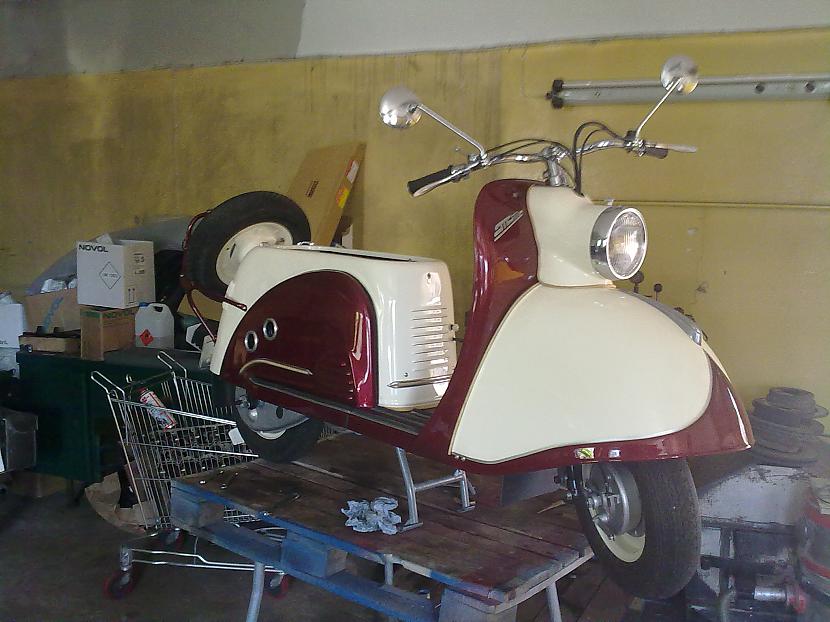 Gandrīz gatavs Autors: apinitis Retro motocikla restaurācija bildēs