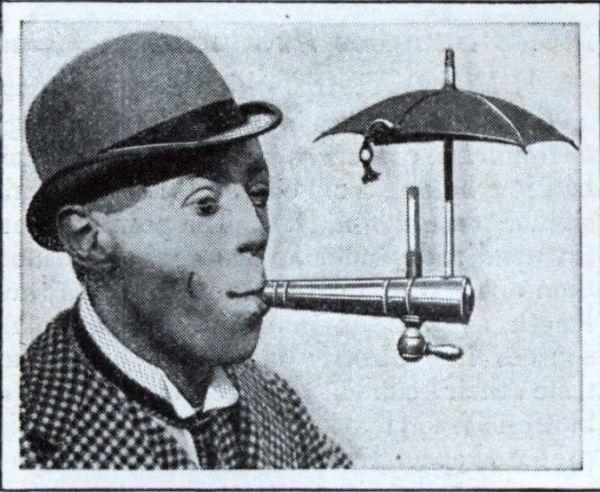 Pīpe ar lietussargu lai jau... Autors: aivix26 (1924-1950)