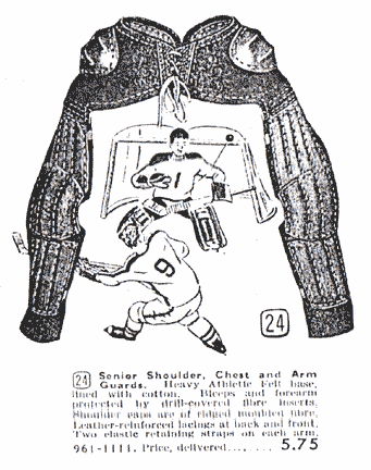 1940 gadi plecu sargi Autors: Krishin Hokeja ekipējuma evolūcija