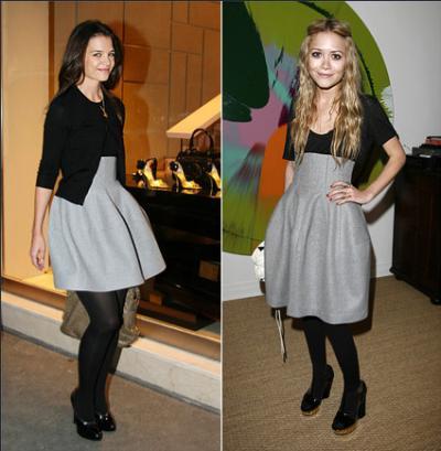 Katie Holmes vs Mary Kate... Autors: MarieSirius The same outfit.