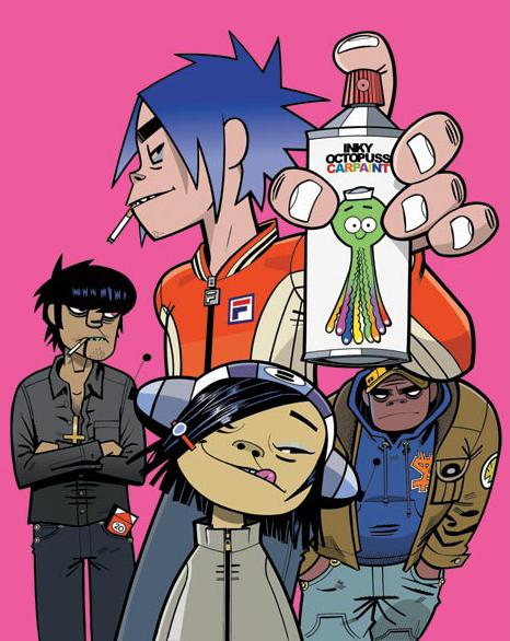 Projektu Gorillaz 1998 gadā... Autors: Doolittle Gorillaz