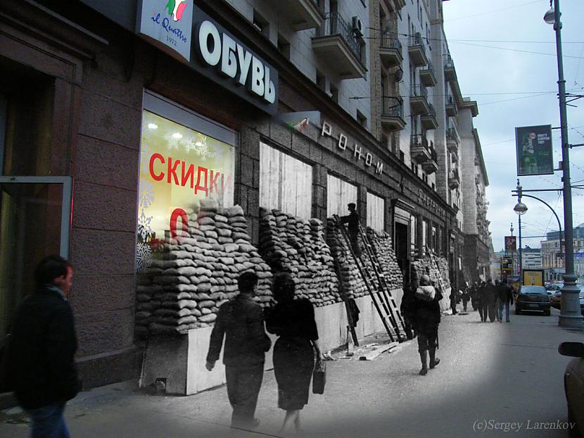 Maskava gatavojas aizstāvībai... Autors: bulciņa Kara laiku un mūsdienu apvienojums
