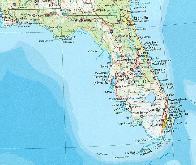 Floridas štats ir lielāks nekā... Autors: becele Nedzirdēti fakti!