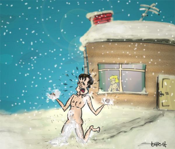 Sniegs čīkst tikai gaisa... Autors: kiss Oppa! Pirmais sniegs! :)