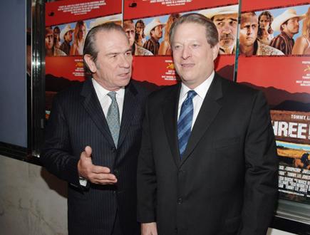 Tommy Lee Jones un Al Gore... Autors: Fosilija Fakti par slavenībām.