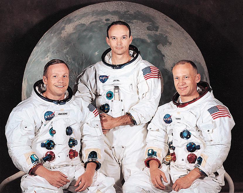 Apollo 11 komanda Autors: Rockforgoodtimes Pirmie cilvēki kas uzkāpa uz Mēness.