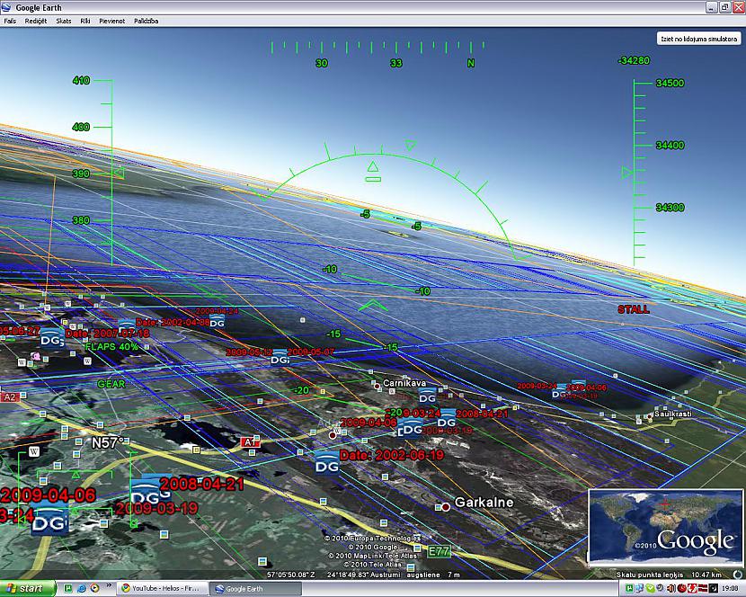 Rīgas Jūras līcis  Autors: TasDačuks Google Earth Flight Simulator