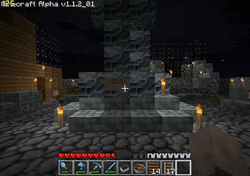 statuja man Autors: Darth Vader Mana Minecraft pasaule [+ download links]