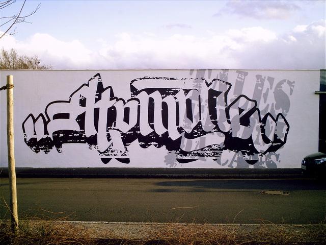  Autors: Fosilija ATOM graffiti art