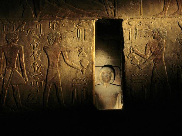 Faraona statuja Ēģipte Kā... Autors: exe Baisakās pasaules kapenes