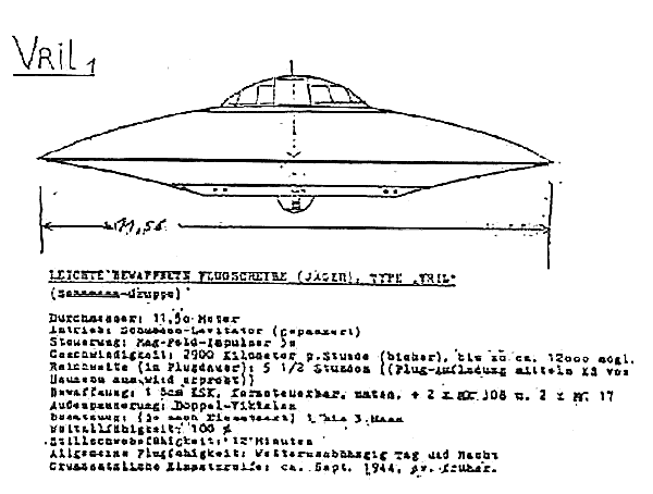 Vril 1 gtgtgtDiametrs 115m ... Autors: Bucitis1 Nazi NLO