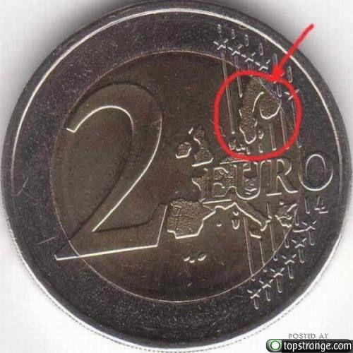 Divi Euro monēta Autors: Optimists NaCl Dīvainības kuras jūs nebūsiet pamanījušī...