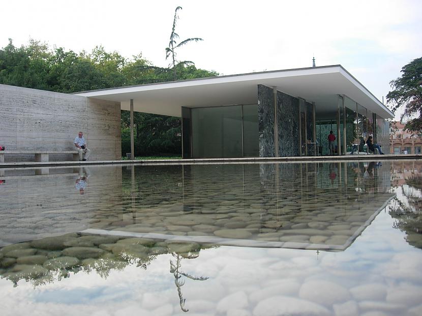 Barcelona Pavilion Autors: mashedpotatoes modernisma arhitektūra