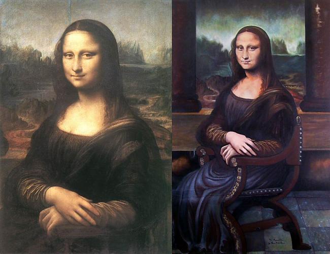 Mona lisa!  Kur viņa ir ????