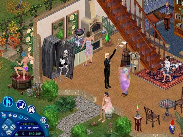 The sims kad spēle parādījās... Autors: proviking Daļēji old school games (type 2)