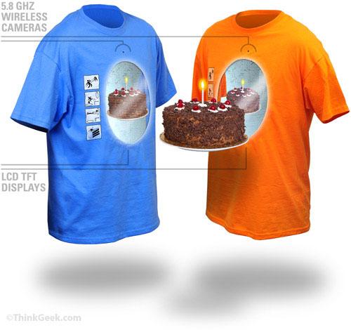 Interactive Portal Shirts from... Autors: ozijs27 Interactive Portal Shirts from ThinkGeek