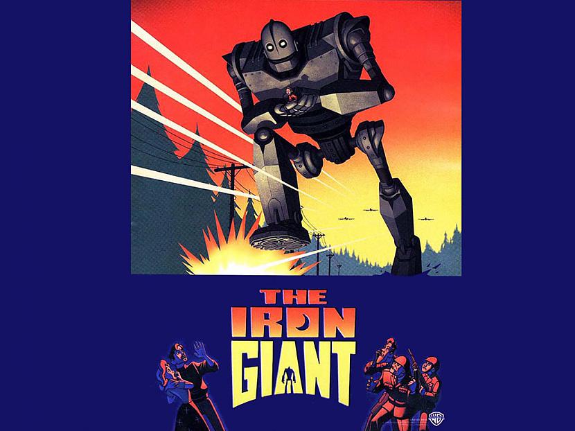 5 The Iron Giant 1999 Autors: fiesta 25 Labākās animācijas filmas