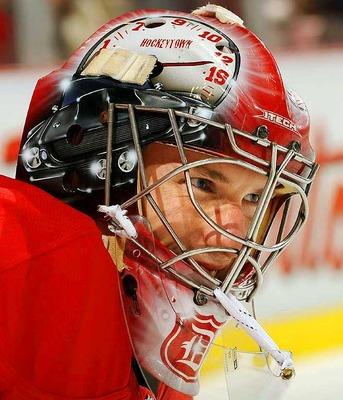 17 Jimmy Howard Autors: Pacantruška 50 skaistākas vārtsargu ķiveres NHL vēsturē