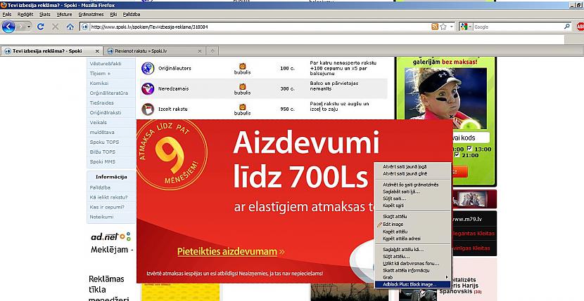 Ar labo peles klikšķi  uz... Autors: satriecosais Tev izbesīja reklāma un tu lieto mozilla ?