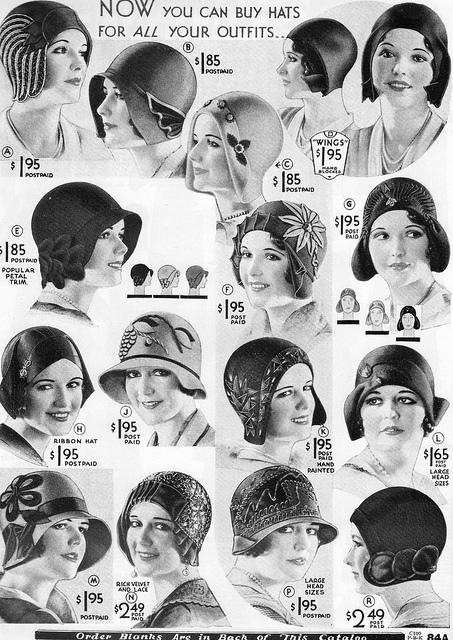 Modē bija zvanveida cepures Autors: LadyLaura 30's Divas
