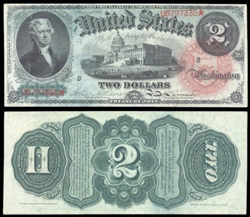 1976 gada 2dolāru banknote... Autors: 1930 Fakti par divu dolāru banknoti