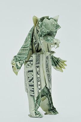 Lācis Autors: blū Money origami