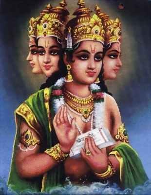 Brahmas četras galvas... Autors: Optima līnija Hinduisma simboli