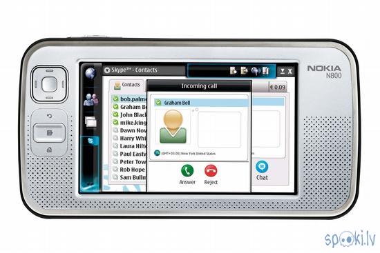 Nokia tālruņos būs iekļauta Skype programmatūra